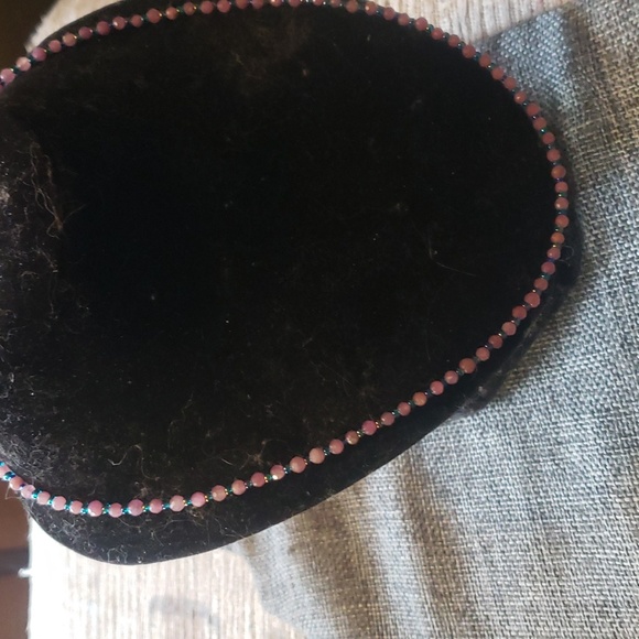 Ruby natural ruby choker necklace/925 sterling silver - Picture 2 of 7